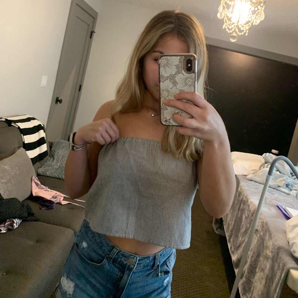 brandy melville striped cassidy top